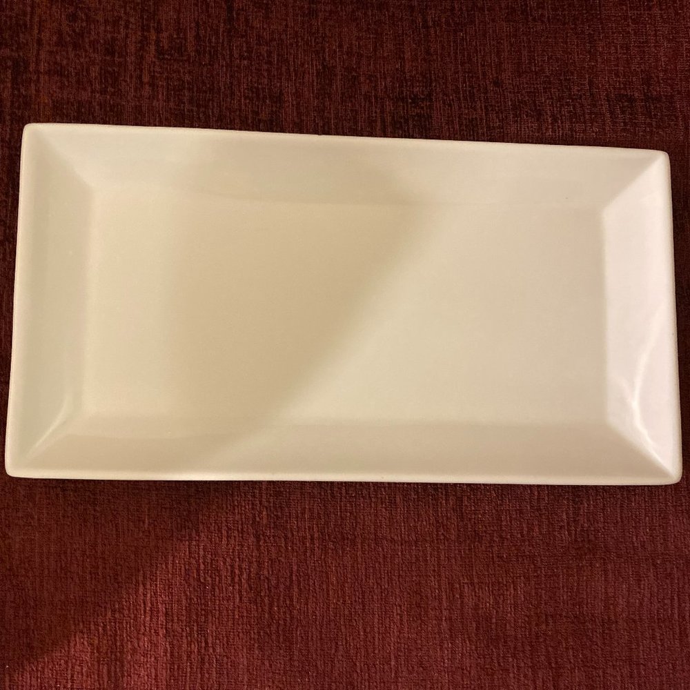 White Rectangle Appetizer Platter